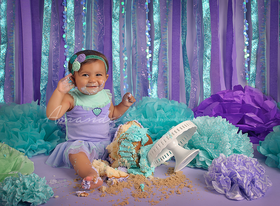 mermaid cake smash