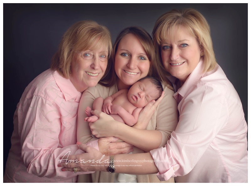 Four Generations | Chesapeake Newborn Photographer